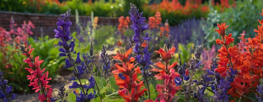 magnifique fleurs de salvia