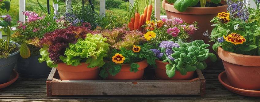 Un assortiment de fleurs comestibles multicolores prêtes à sublimer une variété de plats gourmet.