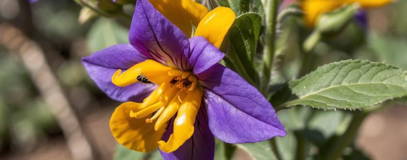 Magnifiques fleurs de Solanum