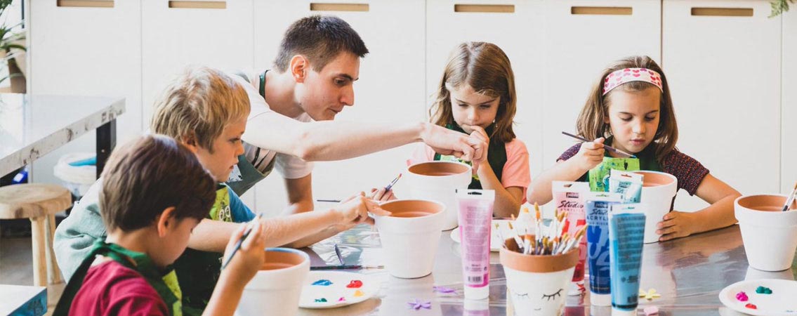 1h30 d’ateliers créatifs et d’animations